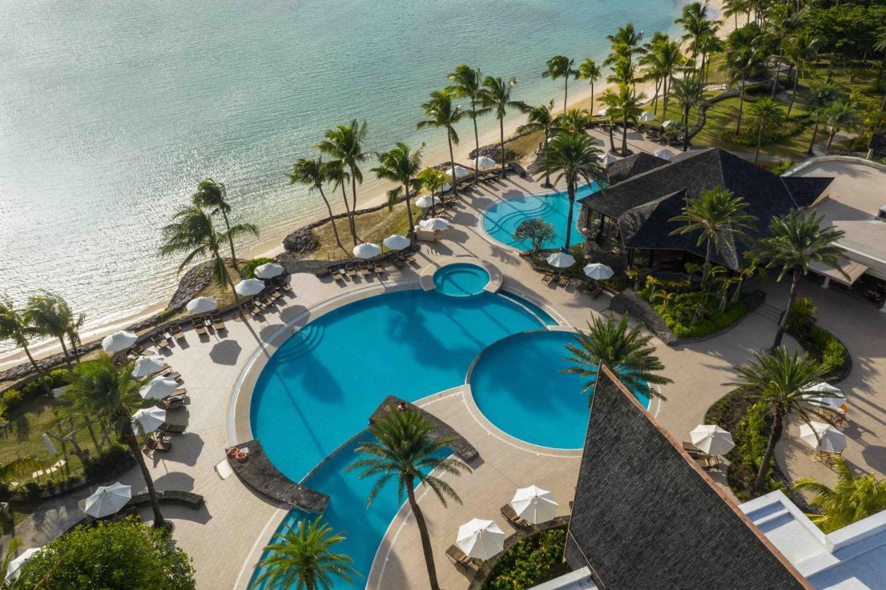 The Residence Mauritius Belle Mare Esterno foto Aerial view of the resort