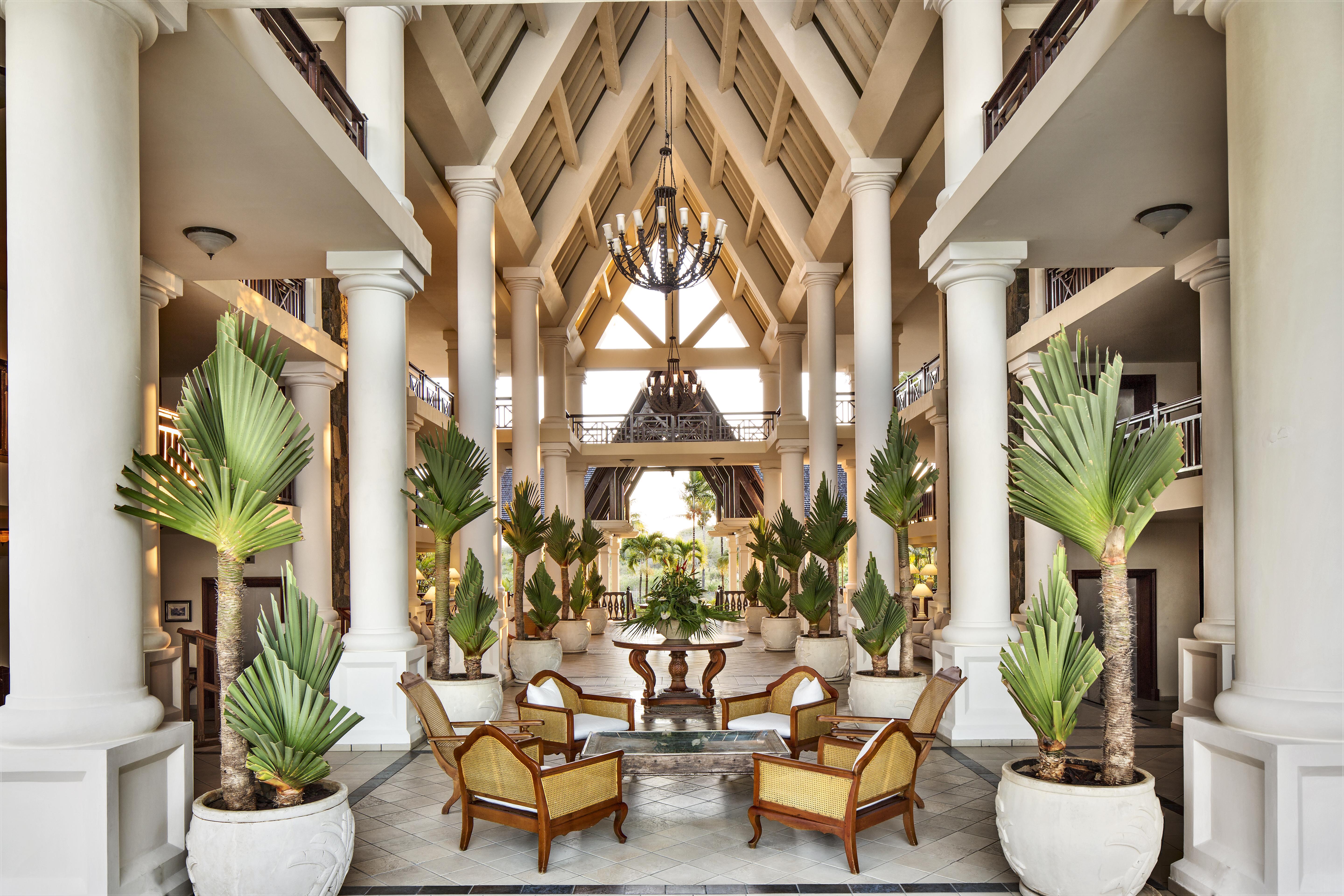 The Residence Mauritius Belle Mare Esterno foto Lobby